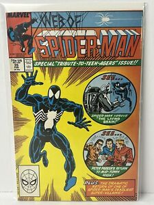 Web Of Spiderman #35 Marvel Comics 1988 Copper Age Boarded, Color