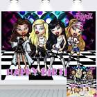 Bratz Birthday Backdrop Party Supplies Banner Girls Theme Party Vinyl Cool 7x5ft