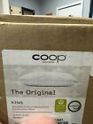 Coop Home Goods Original King Size Adjustable Pillow for Sleeping, Cross Cut WHT