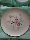 VINTAGE CONTOUR CHINA PICARDY ROSES  GOLD TRIM 4 DINNER PLATES 10 3/8