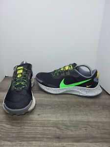 Nike Men's Pegasus Trail 3 Running Shoes DA8697-004 Sneakers Black Green Sz 10