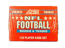 1990 SCORE Football Rookie & Traded Supplement Factory Sealed Set | Emmitt Smith