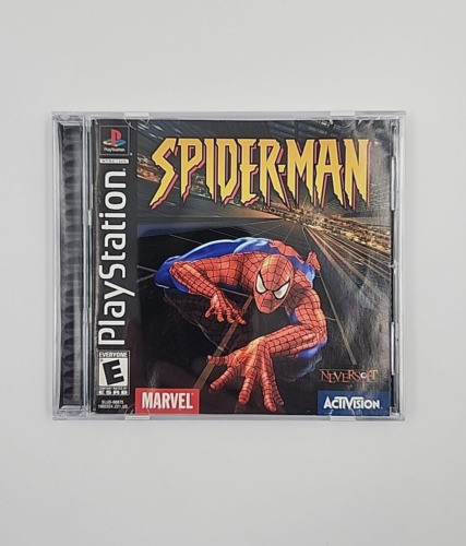 Spider-Man PS1 PlayStation 1 Complete CIB + Reg. Card