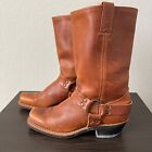 Frye 77300 Harness Motorcycle Riding Boots Brown Women's Size 9 M Made in USA