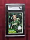 Larry Bird Boston Celtics HOF 1981-82 Topps Basketball #4 SGC 5 EX, 8142810