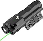 TOUGHSOUL 1600lm Flashlight & Green Laser Sight for Picatinny & M-Lok Dual Rail