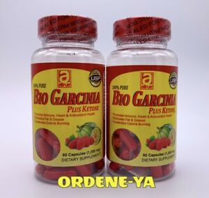 Bio Garcinia Cambogia Plus Ketone 100% Pure 120 Capsules Weight Loss Cure