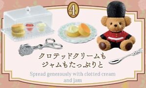 Re-Ment Miniature Petit Sample My Secret Tea Time #4 Clotted cream & jam & bear