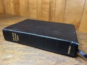 Rare OOP Oxford New English Bible NEB Genuine Cowhide Leather Single Column 5178
