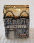 Birchcroft Miniature House Shaped Thimble -- Thimbles Cottage