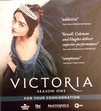 VICTORIA FYC 4-DVD LOT Seasons 1 & 2 PBS Masterpiece Jenna Coleman LikeNew fr/sh
