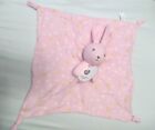 Baby Girl Pink Bunny Muslin Lovey Security Blanket Parent's Choice newborn ~36m