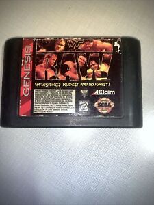 New ListingWWF Raw (Sega Genesis, 1994) Cartridge Only Wrestling Game - Tested & Working!