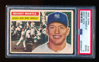 PSA 2 MICKEY MANTLE 1956 TOPPS #135 GRAY BACK NY YANKEE GREAT EYE APPEAL & COLOR