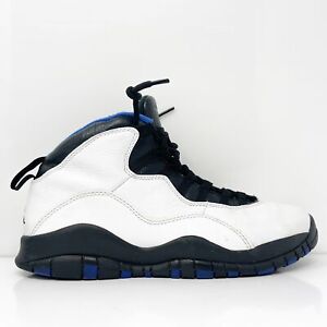Nike Mens Air Jordan 10 310805-108 White Basketball Shoes Sneakers Size 10.5