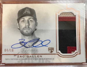 New ListingZac Gallen 2020 Topps Dynasty RC Auto Patch  4/10