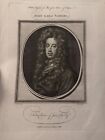 Antique 1745 Print Of John Lord Somers Cope Plate 18th Century Engraving
