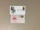 Two fdc with MARTIN LUTHER KIUNG stamps:US,India
