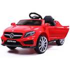 Mercedes Benz rojo eléctrico para niños, carro mercedes Benz de juguete 6V
