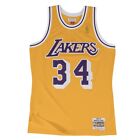 Mens Mitchell & Ness NBA Swingman Home Jersey Lakers 96 Shaquille O'Neal