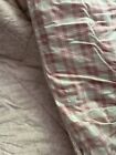 Laura Ashley Full Pink & White Gingham Comforter, Bedskirt, Shams-Comforter Set