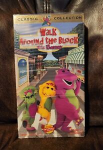 Barney - Walk Around the Block with Barney (VHS, 1999) Classic Collection