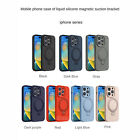 Liquid Silicone Magnetic Phone Case For iPhone 14 13 12 11Pro Max Plus Soft Case