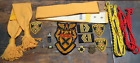 New Listingpre Vietnam vintage KEMPER Military School uniform parts insignia pins & patches