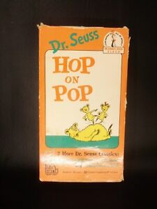 Dr. Seuss Hop on Pop 1994 VHS Plus 2 More Seuss Stories Beginner Book Video