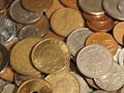 Half Pound (roughly ~50+/-) WORLD COINS Bulk Mixed Lot FOREIGN COINS & tokens!