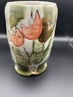 Vintage Handmade Tulip Ceramic Vase