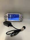 Sony PSP 2001 SILVER Console (NTSC) With Battery And Charger Tested And Working