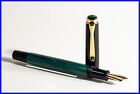 PELIKAN M400 Old Style fountain pen in Green Striped Design - EF 14ct Gold nib