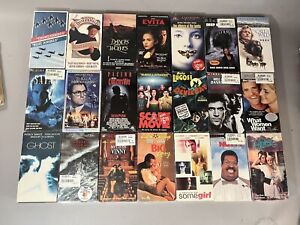 Vintage Lot of 21 VHS Movies Sealed Various Titles