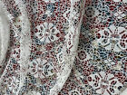 Vintage Custom Made Lace Doily Curtain Victorian Drape Panel 84