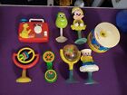 New ListingVintage Toys Lot Toddler Suction Cup Mickey Sesame Street Disney Projector Music