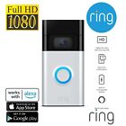 Ring Video Doorbell 2 1080P HD Motion Activated Alerts Night Vision Satin Nickel