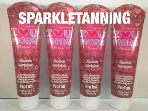 ProTan I LOVE YOU MORE BRONZE ABSOLUTEMAXIMIZER Indoor Tanning Bed Lotion LOT 4