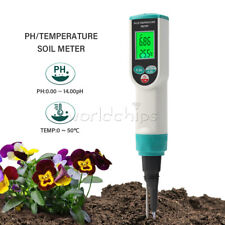 Soil PH Temperature Meter Digital Temp Acidity Soil Tester Analyzer For Plant