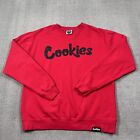 Cookies Sweater Adult Large Red Long Sleeve Sweatshirt SF Casual Men's