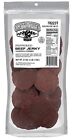 Old Trapper BEEF JERKY ROUNDS 80 ct Bulk Peppered REFILL 1.3 Pounds Case Of 8