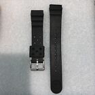 048 SEIKO REPLACEMENT 20MM LUGS ZLM29 FLAT VENT RUBBER STRAP