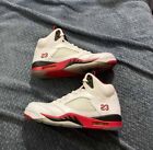 Size 8.5 - Air Jordan 5 Retro 2013 Fire Red Black Tongue Fire Red 5