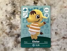 ELOISE #246 Animal Crossing Amiibo Authentic Nintendo Mint Card From Series 3