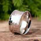 Stunning Wide Band Handmade Solid 925 sterling Silver Ring For Women All Size
