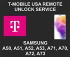 Samsung Unlock Service, Samsung A50, A51, A52, A53, A71, A70, A72, A73, 7t