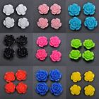50Pcs Gorgeous Rose Flower Coral Spacer Beads, Color - Choose 10MM, 12MM