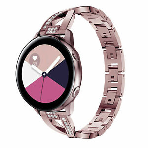 Metal Watch Band Strap For Samsung Galaxy Watch 3 41mm/Active 2/Watch 4/Watch 5