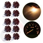 10X Warm White Halogen Bulbs T4/T4.2 12V Neo Wedge Dash A/C Climate Lights Lamp