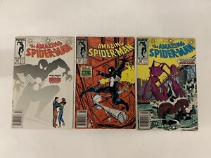Amazing Spider-Man #290, #291, #292 - 1987 Marvel Mark Jewelers Newsstand Lot F+